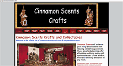 Desktop Screenshot of cinnamonscentscrafts.com