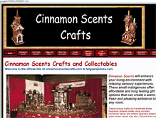 Tablet Screenshot of cinnamonscentscrafts.com